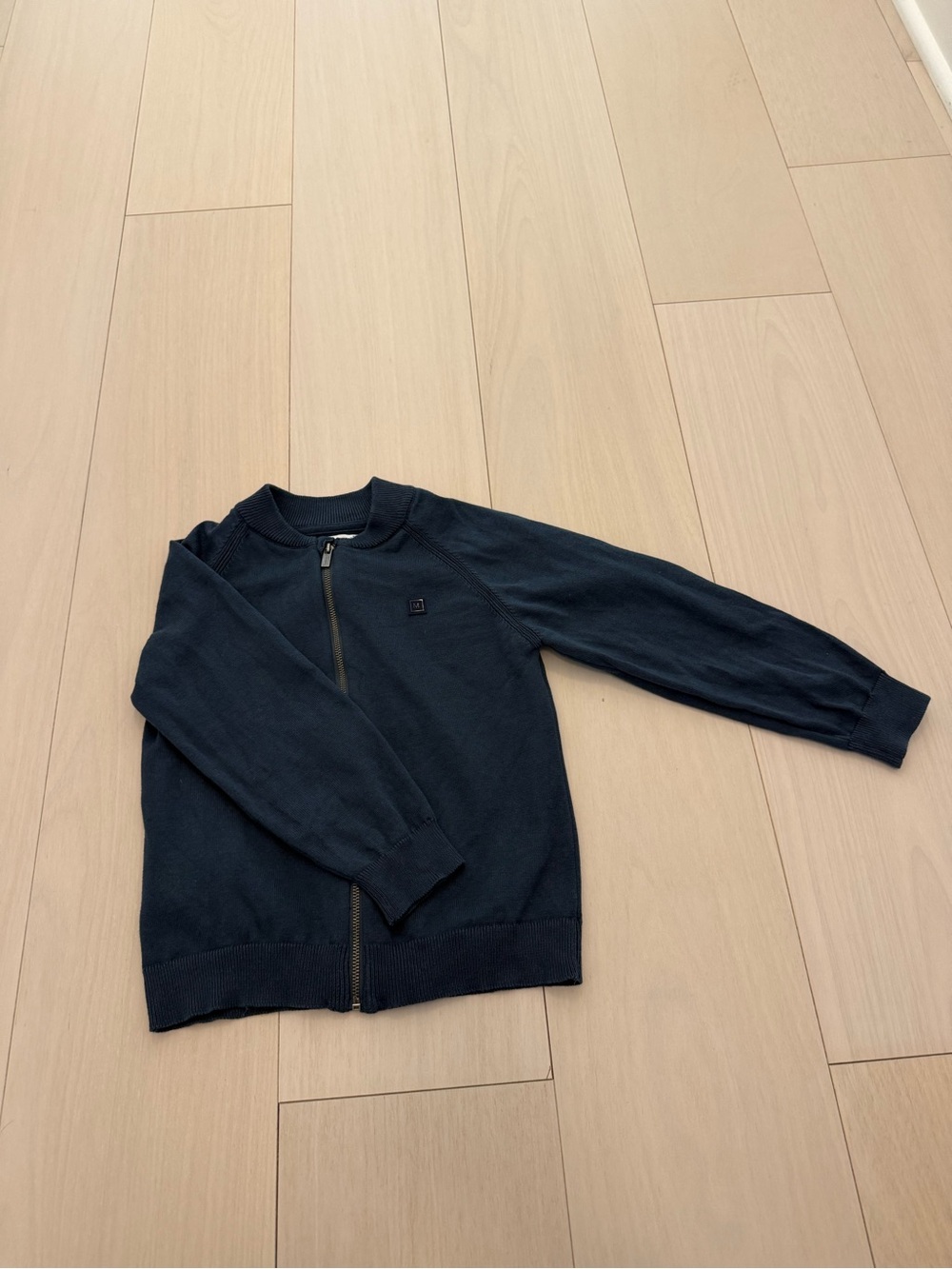 Mayoral boys Navy Zip-Front Sweater size 6
